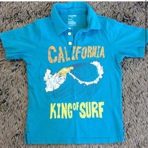 Baby GAP Boy’s blue short sleeve polo Tshirt size 4T